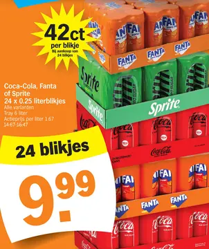 Offre: Coca-Cola, Fanta of Sprite