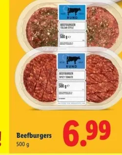 Aanbieding: Beefburgers