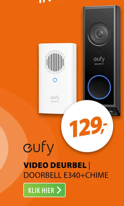 Aanbieding: Eufy Video Doorbell E340 + Chime