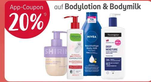 Aanbieding: Bodylotion & Bodymilk
