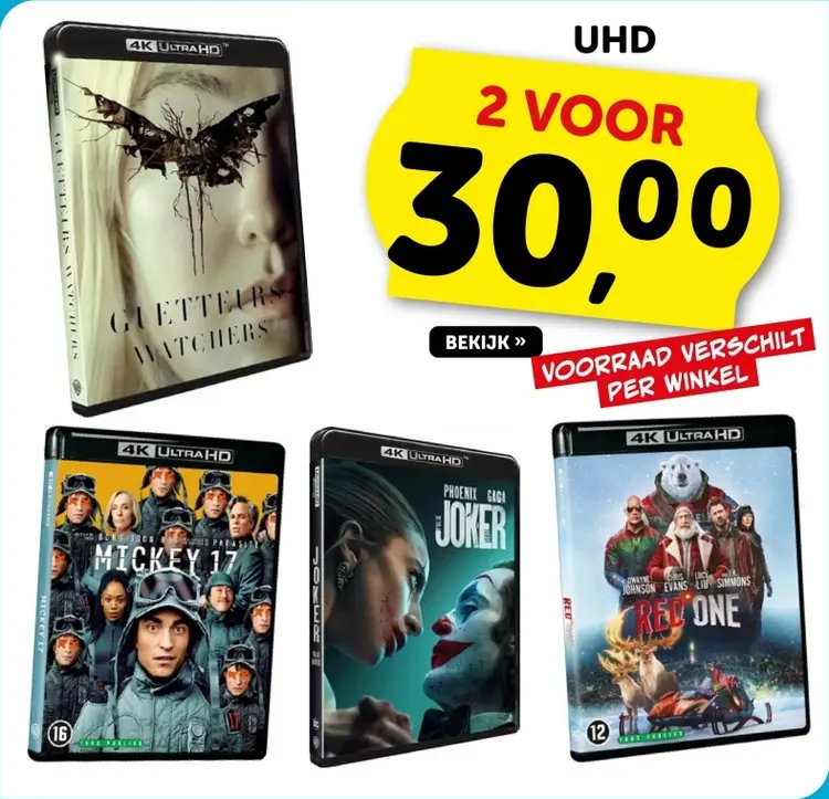 Aanbieding: UHD Movies