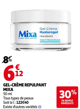 Offre: Gel-crème repulpant