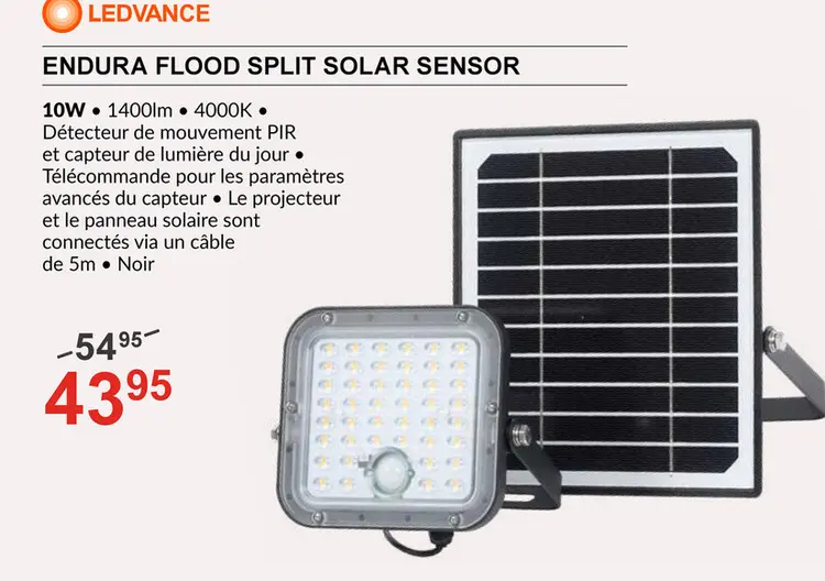 Offre: Endura flood split solar sensor
