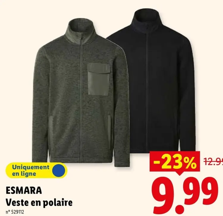 Offre: ESMARA Veste en polaire