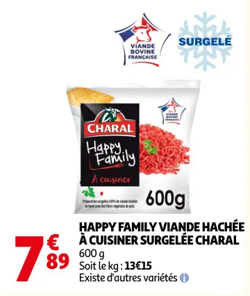 Promotie: Viande hachée à cuisiner surgelée
