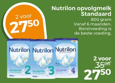 Aanbieding: Opvolgmelk Standaard
