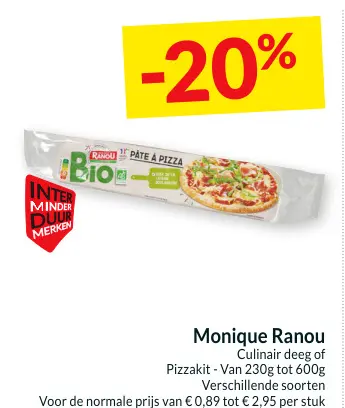 Promotie: Culinair deeg of Pizzakit