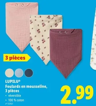 Offre: Foulards en mousseline
