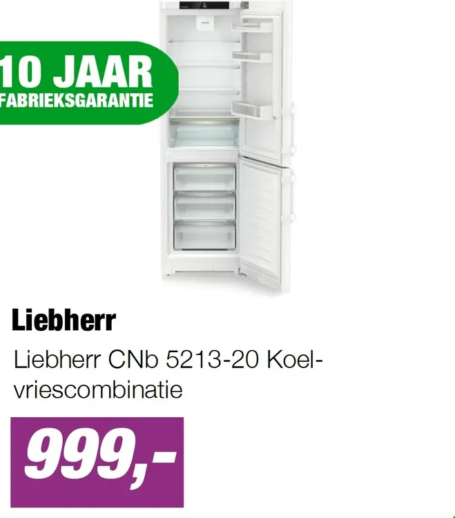 Aanbieding: Liebherr CNb 5213-20 Koel-vriescombinatie