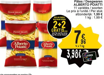 Offre: Pâtes / Deegwaren ALBERTO POIATTI