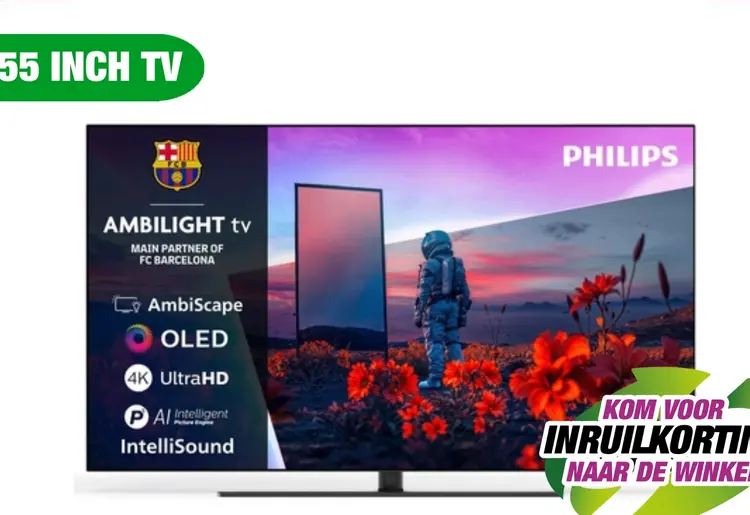 Aanbieding: Philips 55OLED851 4k OLED Ambilight TV 55 inch (2026)