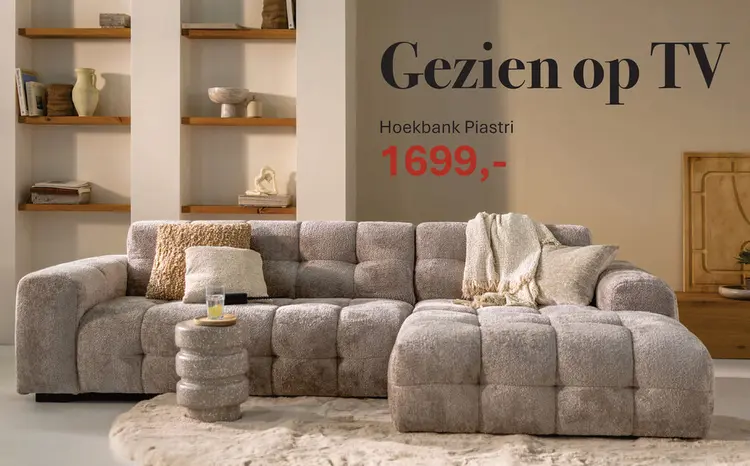 Aanbieding: Hoekbank Piastri