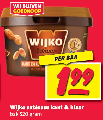 Aanbieding: Satésaus kant & klaar