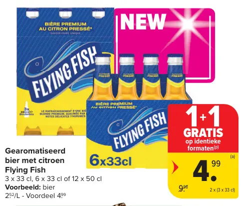 Promotie: Gearomatiseerd bier met citroen