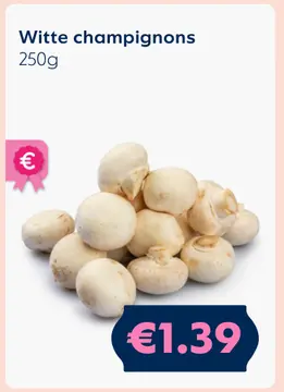 Aanbieding: Witte champignons