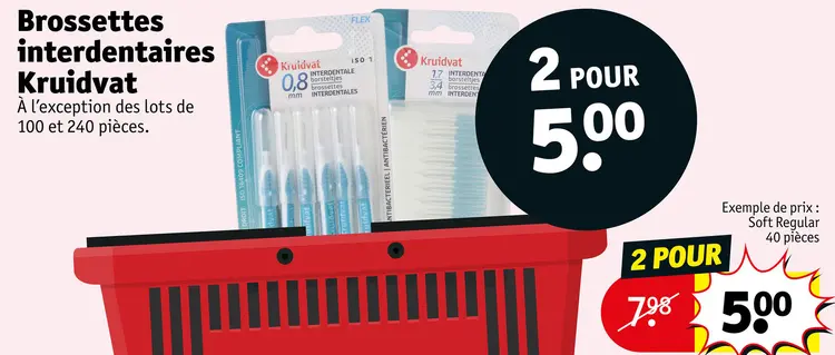 Offre: Brossettes interdentaires