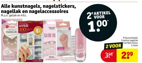Aanbieding: Kunstnagels, nagelstickers, nagellak en nagelaccessoires