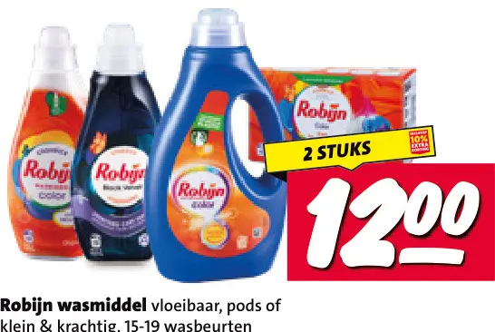 Aanbieding: Wasmiddel vloeibaar, pods of klein & krachtig