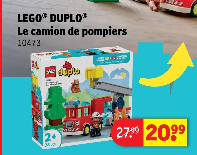 Offre: LEGO® DUPLO® Le camion de pompiers