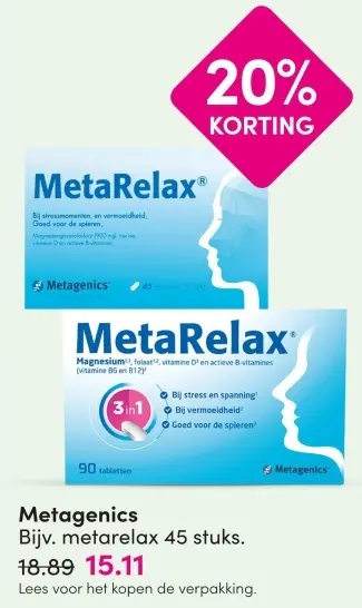 Aanbieding: Metagenics