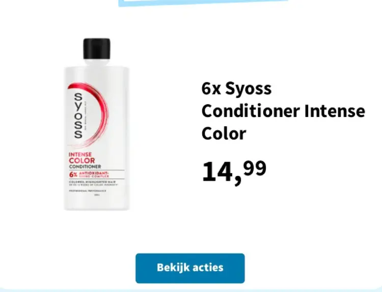 Aanbieding: Conditioner Intense Color