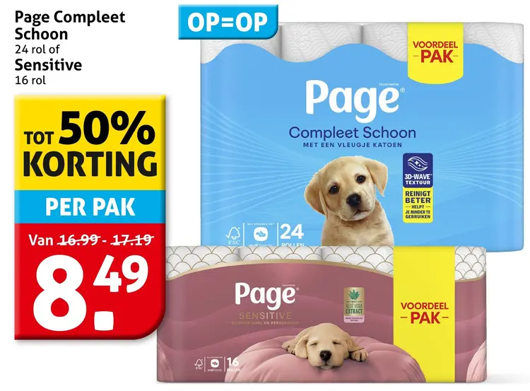 Aanbieding: Compleet Schoon of Sensitive