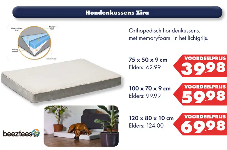 Aanbieding: Hondenkussens Zira