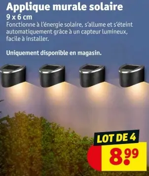 Offre: Applique murale solaire