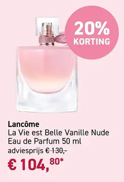 Aanbieding: La Vie est Belle Vanille Nude