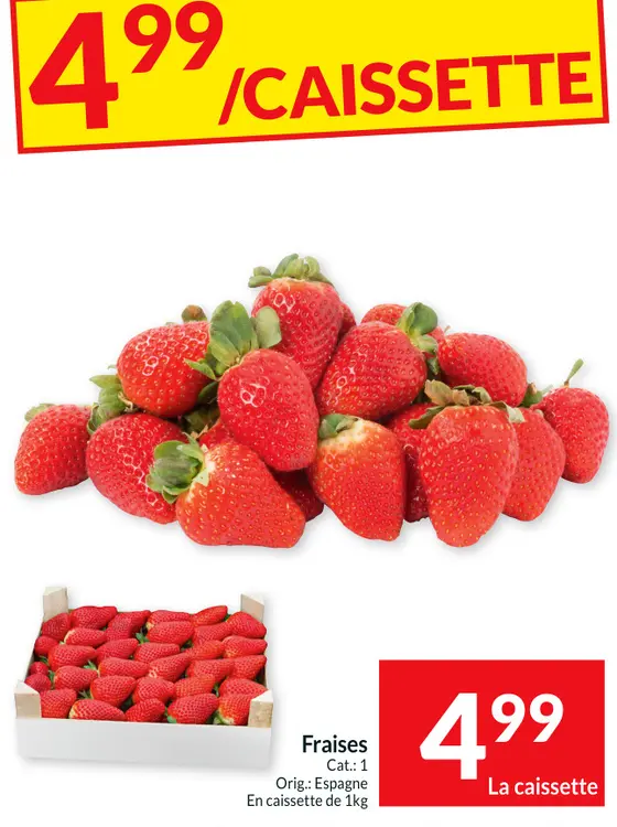 Offre: Fraises
