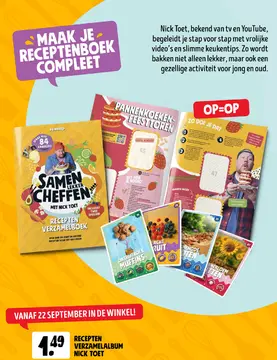 Aanbieding: Recepten verzamelalbum NICK TOET