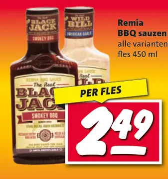 Aanbieding: Remia BBQ sauzen