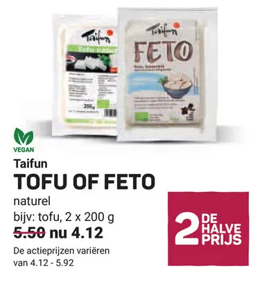 Aanbieding: TOFU OF FETO naturel