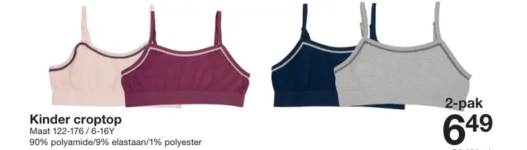 Promotie: Kinder croptop