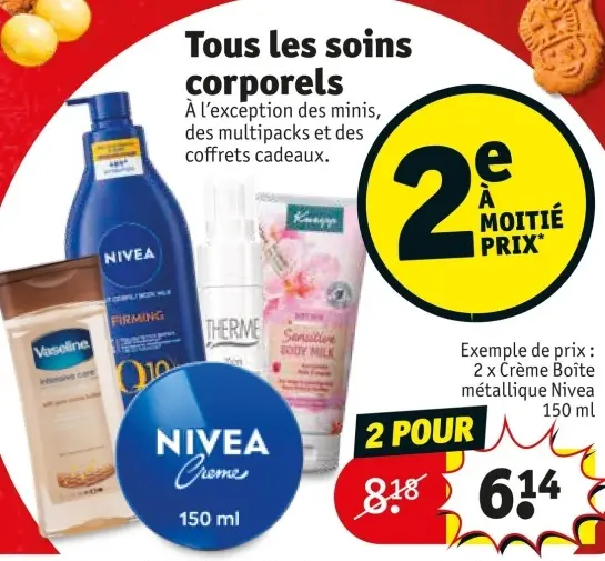 Offre: Toues les soins corporels