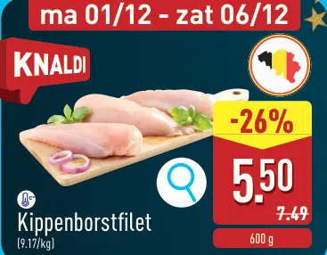 Promotie: Kippenborstfilet