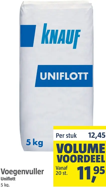 Aanbieding: Voegenvuller Uniflott