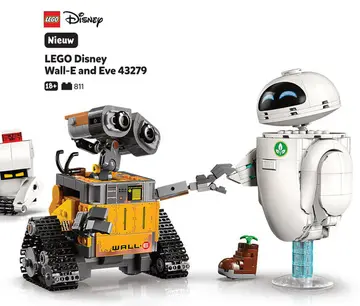 Aanbieding: LEGO Disney Wall-E and Eve 43279