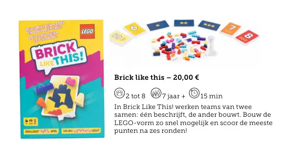 Promotie: Brick like this