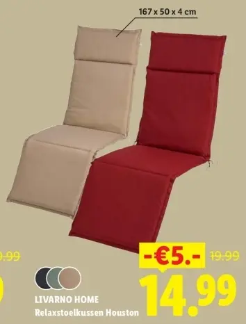 Aanbieding: Relaxstoelkussen Houston