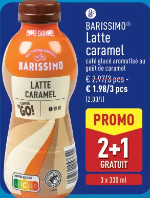 Offre: Latte caramel