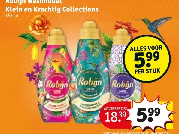 Aanbieding: Wasmiddel Klein en Krachtig Collections