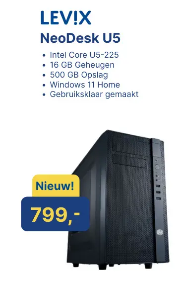 Aanbieding: LEV!X NeoDesk U5