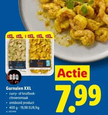 Promotie: Garnalen XXL