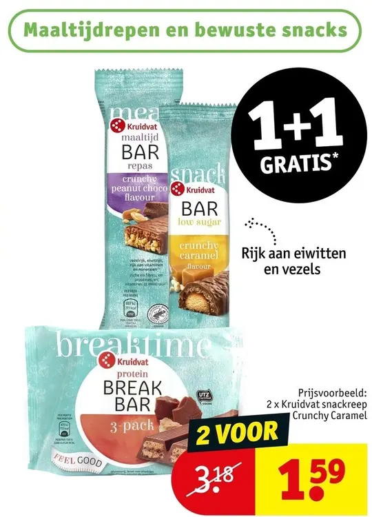 Promotie: Maaltijdrepen en bewuste snacks