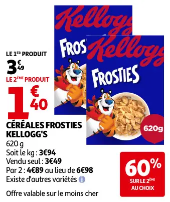Promotie: Céréales frosties