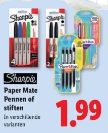 Aanbieding: Paper Mate Pennen of stiften