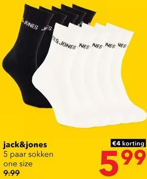 Aanbieding: 5 paar sokken
