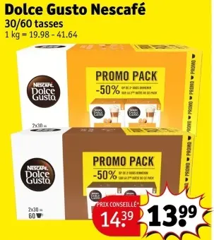 Offre: Dolce Gusto Nescafé