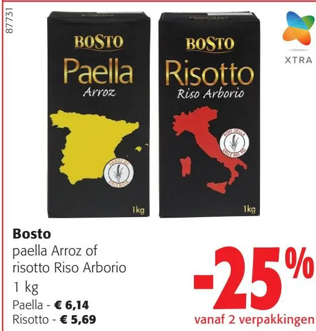Aanbieding: Bosto paella Arroz of risotto Riso Arborio